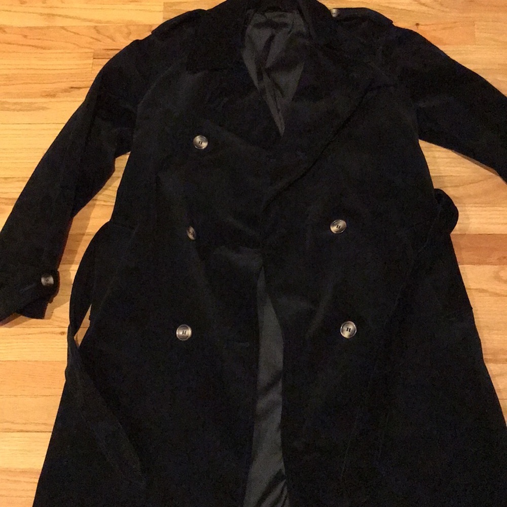 & Other Stories oversized maxi corduroy trench coat